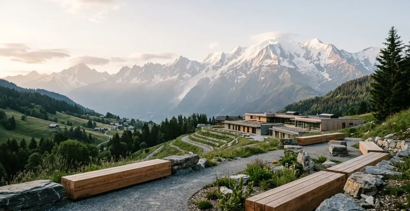 Environnement alpin de Savoie illustrant la formation professionnelle et la montée en compétences